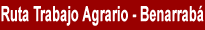Ruta del Trabajo Agrario. Benarrab